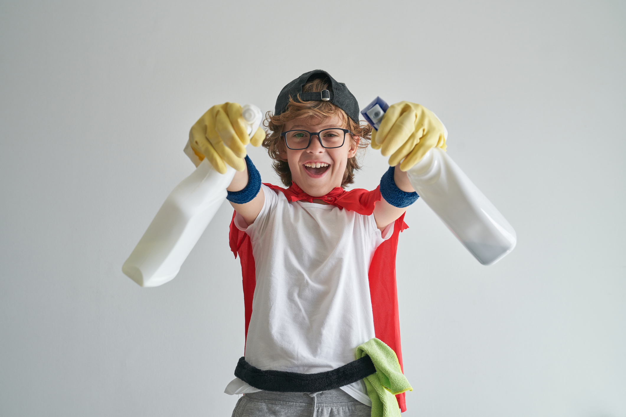Cleaning tips with kids
